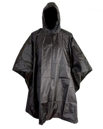 US Style Poncho - Black 1